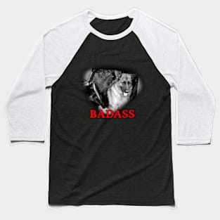 Badass Dog Baseball T-Shirt